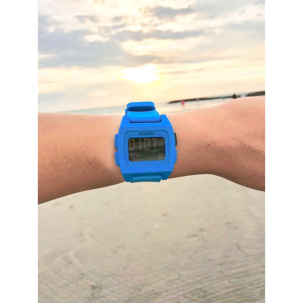 Jam Tangan Pria Wanita Nixon Digital Tali Rubber