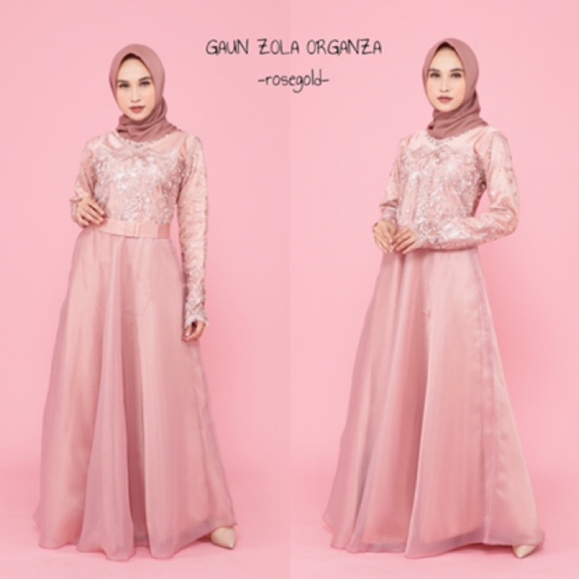 GAUN ZOLA / GAUN TUNANGAN / GAUN WISUDA / GAUN HIJAB