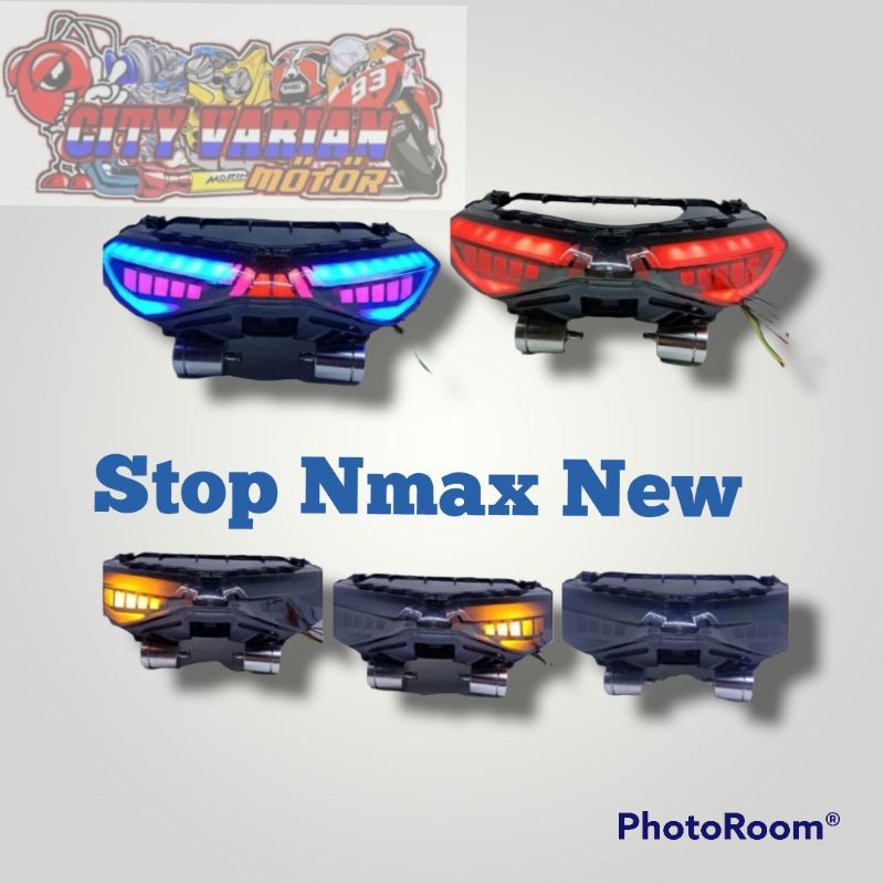 LAMPU STOP NMAX LED LAMPU BELAKANG NMAX LED NMAX NEW NMAX OLD STOPLAMP NMAX NEW 2020 LAMPU STOP PLUS SEN RUNNING