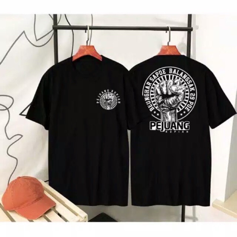 KAOS KATA KATA SUNDA LUCU PEJUANG RUPIAH BAJU KAOS T SHIRT PRIA WANITA DISTRO PEJUANG RUPIAH SUNDA