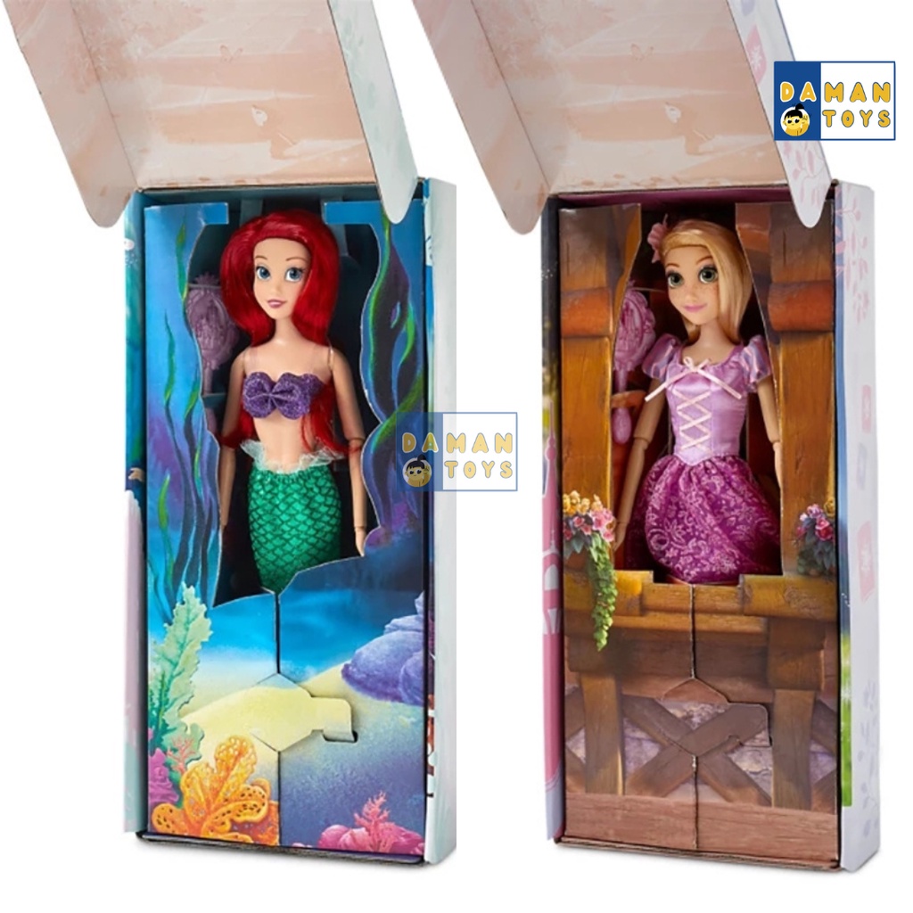 Disney Ariel Rapunzel Classic Doll - New Packaging Mainan Cewek Kado Perempuan