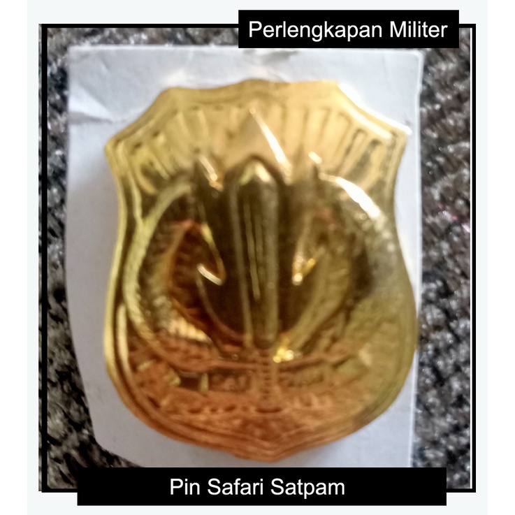 Pin Safari Satpam Pin safari model tusuk