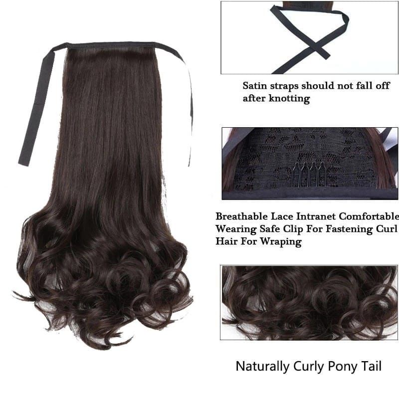 Hokkiterus21⭐⭐⭐⭐⭐ RAMBUT PALSU ANAK IKAT ponytail hair clip curly wig anak jepitan pita anak jepitam rambut anak