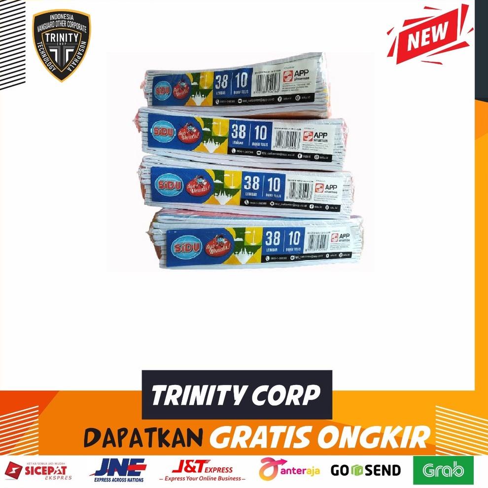 

(K5H9) ⭐️ BUKU TULIS SIDU 38 LEMBAR 1 PACK ISI 10 BUKU //Trend@bagus