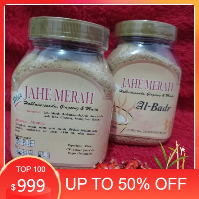 Instan Jahe Merah Al Badr 330 gram