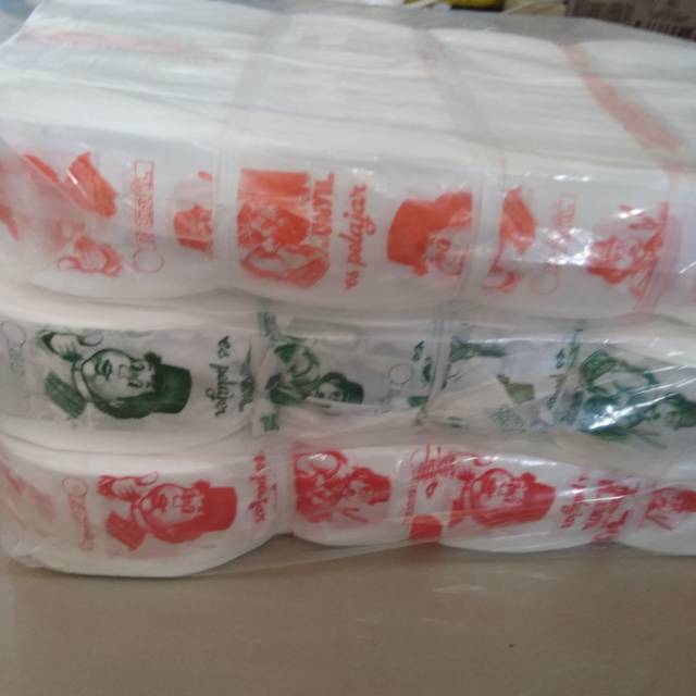 Plastik es potong roll