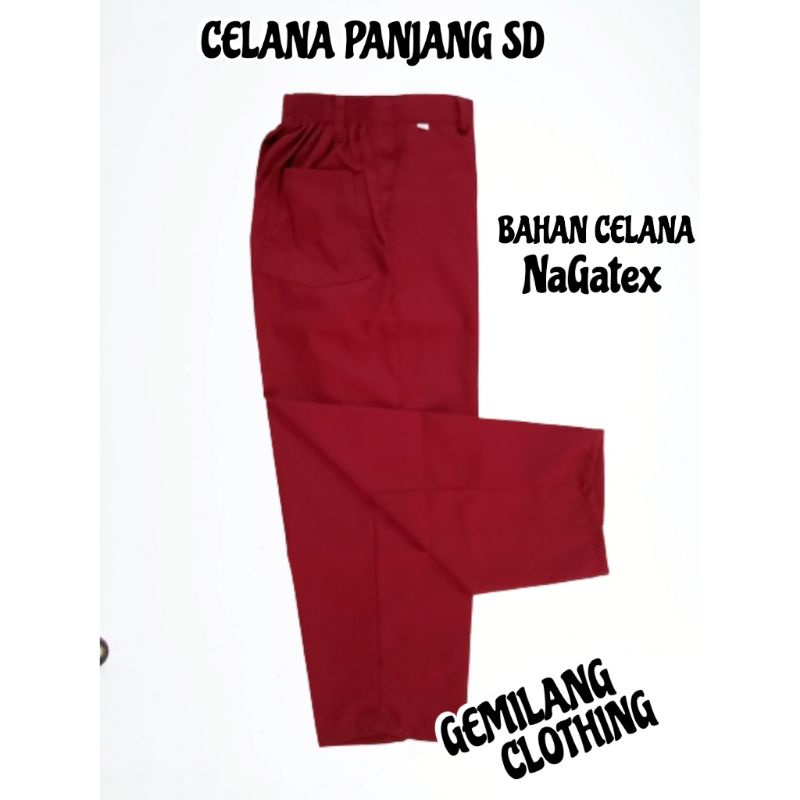 SERAGAM SEKOLAH SD // SETELAN LENGKAP SERAGAM MERAH PUTIH ANAK LAKI-LAKI KELAS 1 SAMPAI 6 SD // GEMILANG CLOTHING