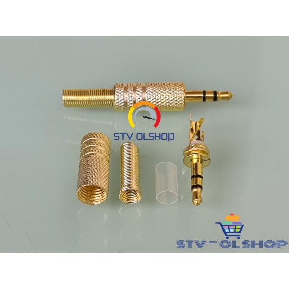 Jack Mini Stereo Gold / Jek Mini Stereo 3,5mm Gold