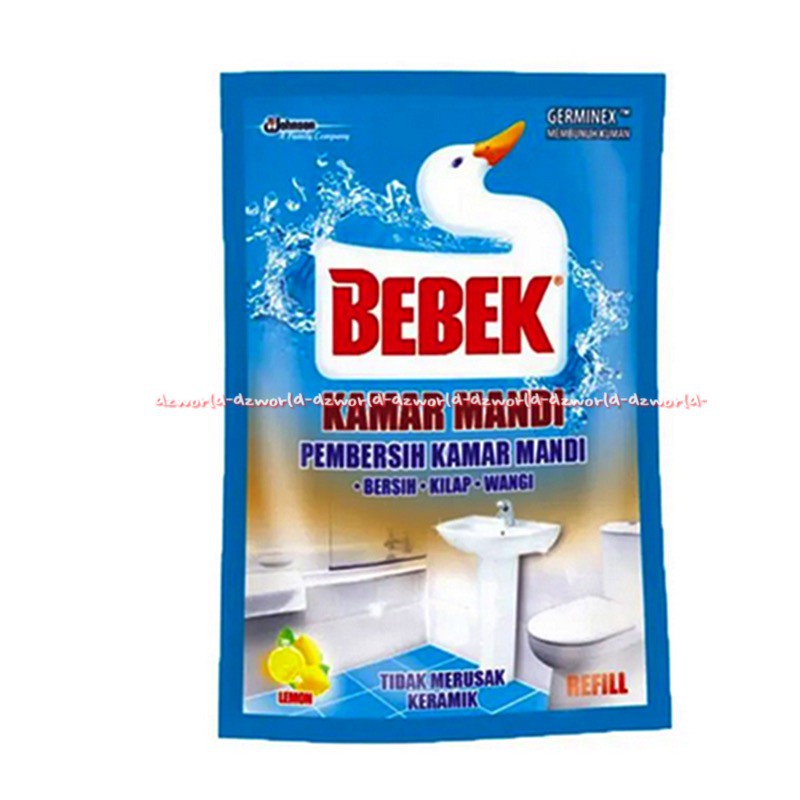 Bebek Kamar Mandi 400ml Pembersih Kamar Mandi Bebek Refill Pouch Isi Ulang Wangi Lemon Lavender Duck Bathroom Pembersih Wc Toilet Kamar Mandi 400 ml