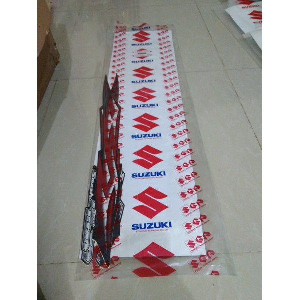 STRIPING SMASH TITAN 2010 HITAM MERAH ORIGINAL