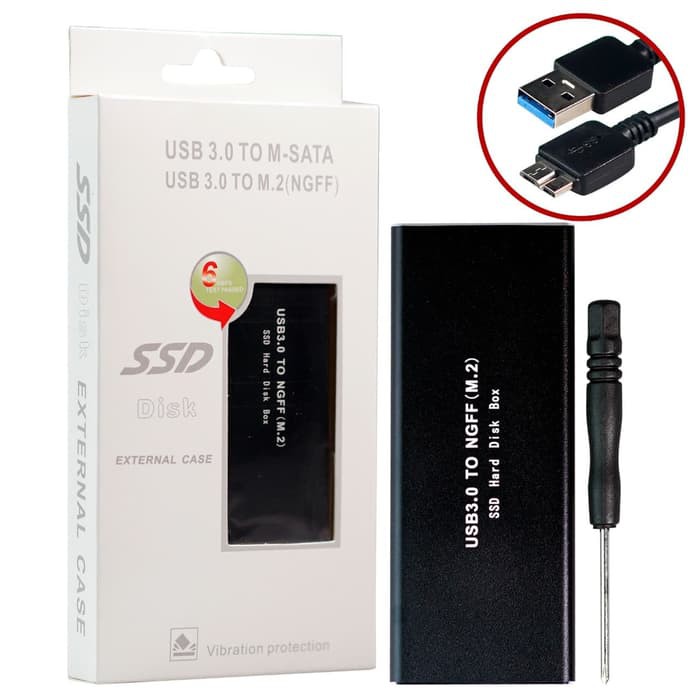 Casing SSD M.2 Sata Usb 3.0