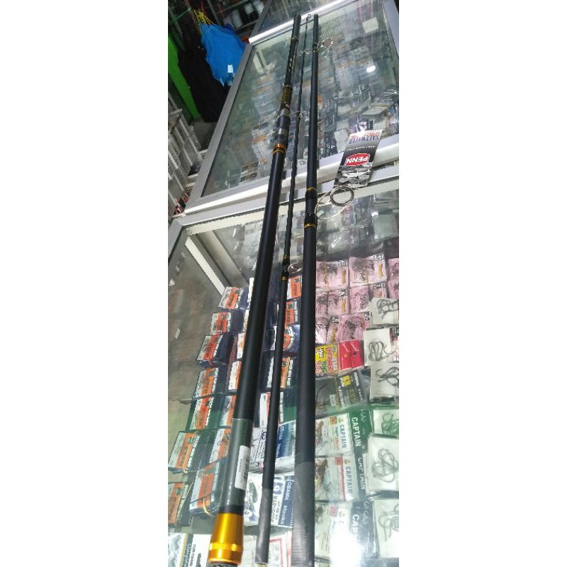 joran sambung 3 kuat penn warmonger  surf 420