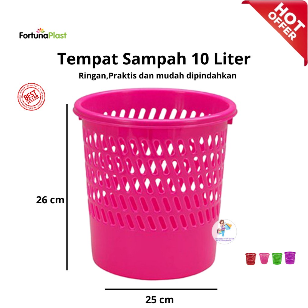 Tempat Sampah / Keranjang 10 Liter - Happy Panda