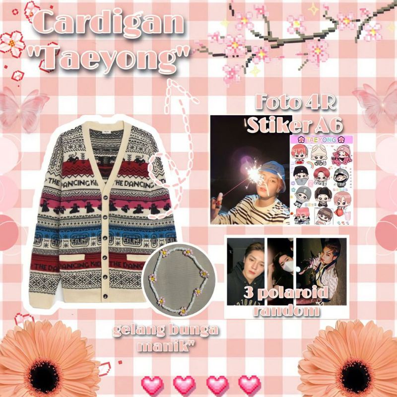 (COD)[Ready Stok]CARDIGAN TAEYONG/LISA/HAECHAN/CARDIGAN RAJUT IDOL