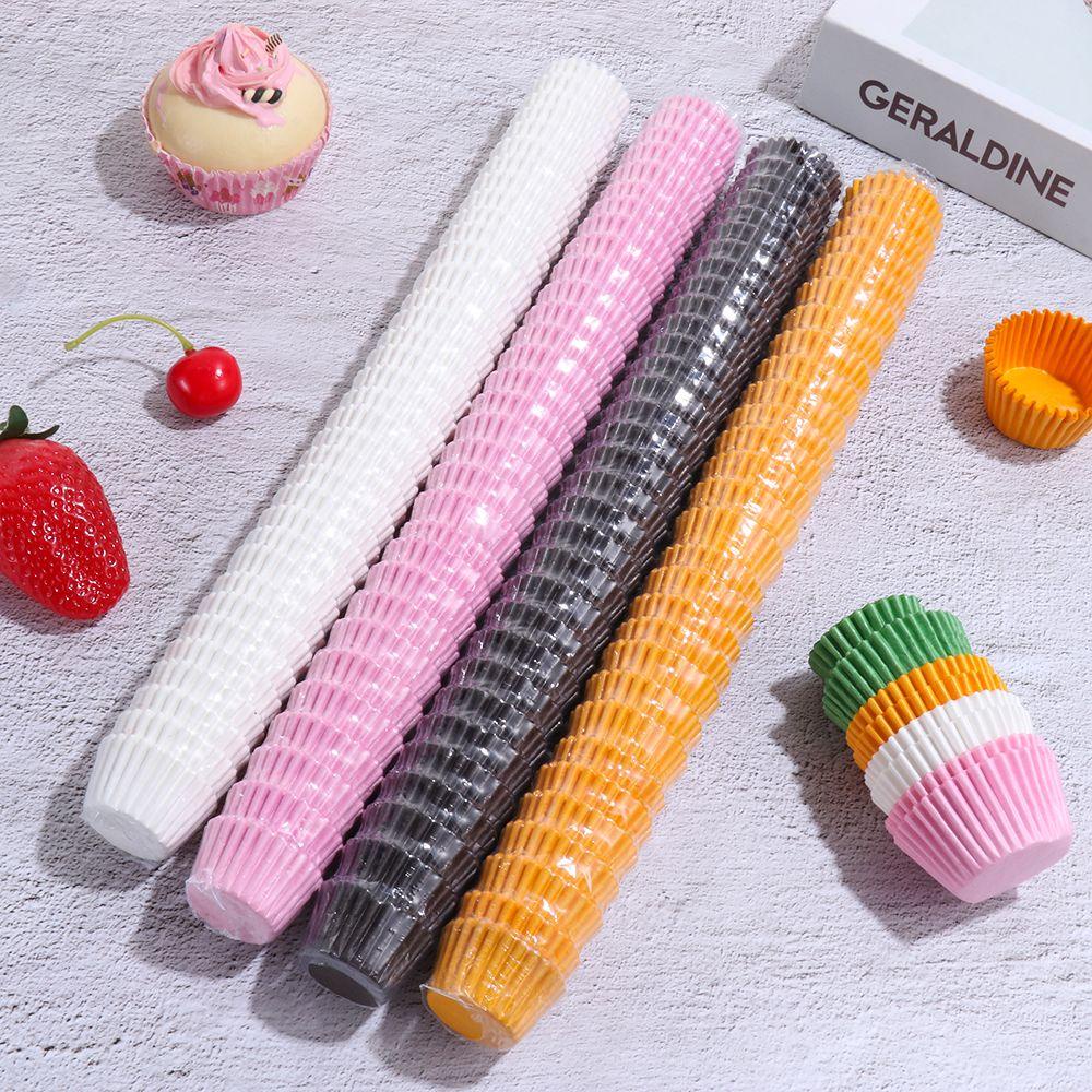 Populer 500/1000PCS Gelas Kertas Kue Home &amp; Kitchen Pastry Tools Perlengkapan Pesta Baking Cup Cupcake Wrappers