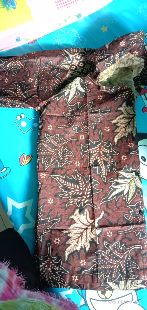 Grosir Batik Murah Pekalongan | New Arrival Distro Batik Pria Sogan Hrb026 Batik Ipnu  Hem Pria Bell