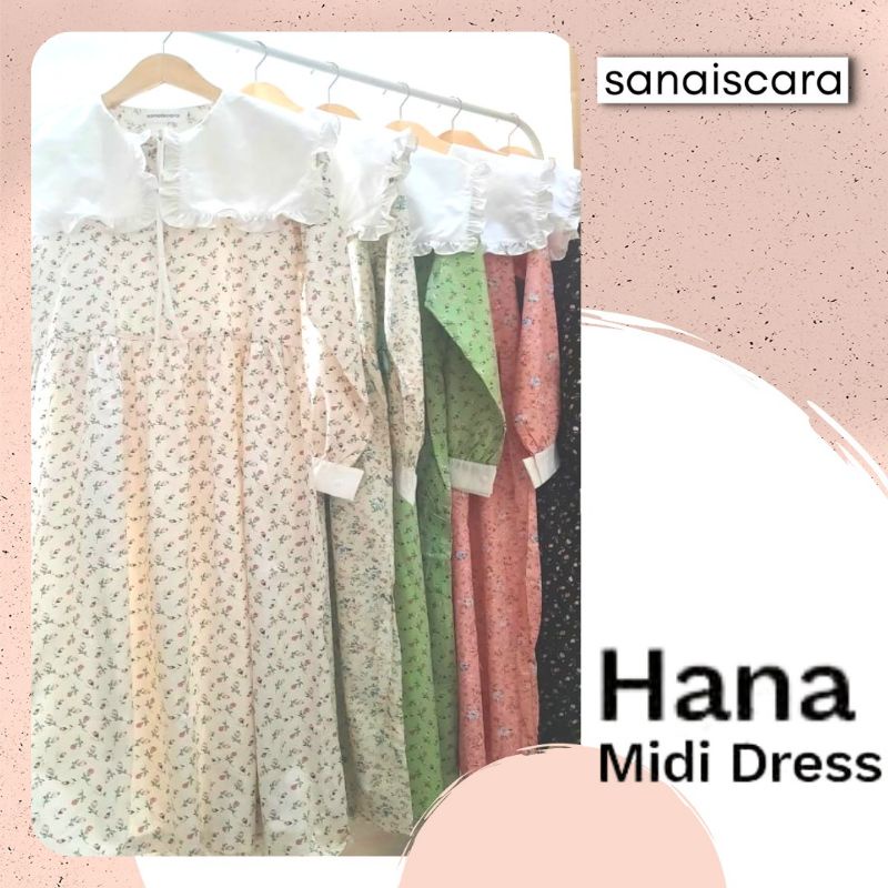 Sanaiscara Hana Midi Dress