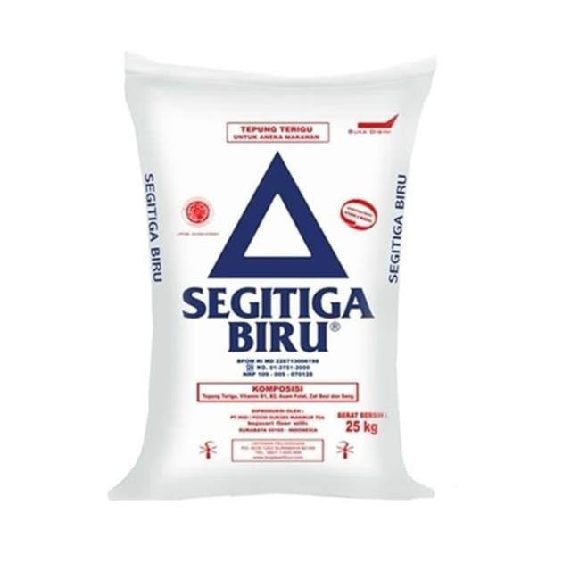Tepung terigu segitiga biru 25kg