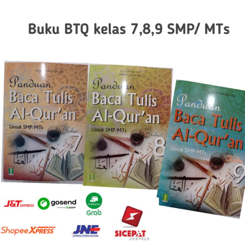 Buku Baca tulis al Quran BTQ Smp & MTs kelas 7,8,9 Penerbit CV INDRADJAYA-0