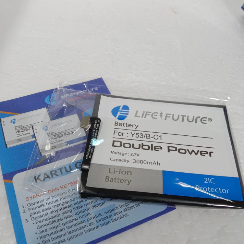 BATRE DOUBLE POWER LIFE FUTURE VIVO Y53 / B-C1