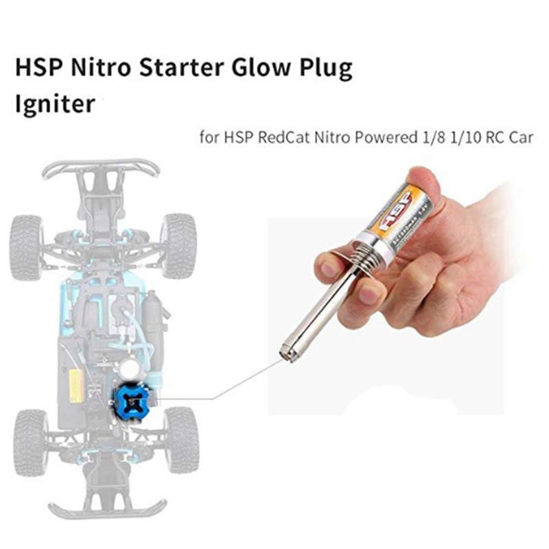 Untuk HSP 8010111800mah 1.2V Glow Plug Igniter Untuk Mobil Rc1 /8 1 /10 HSP 80101pengisi Ulang Glow Igniter-Bukan Charger