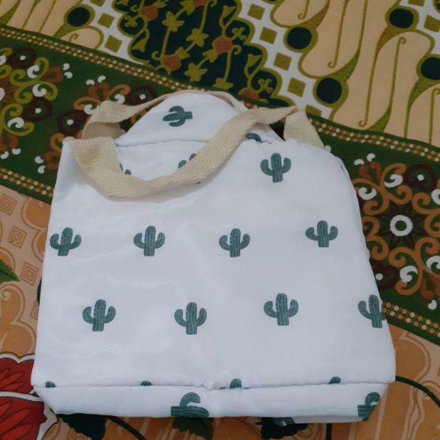Cooler Bag Tas Tempat Makan Panas Dingin Lunch Bag Rantang Tas Belanja Lipat Tas Bekal Makanan 196