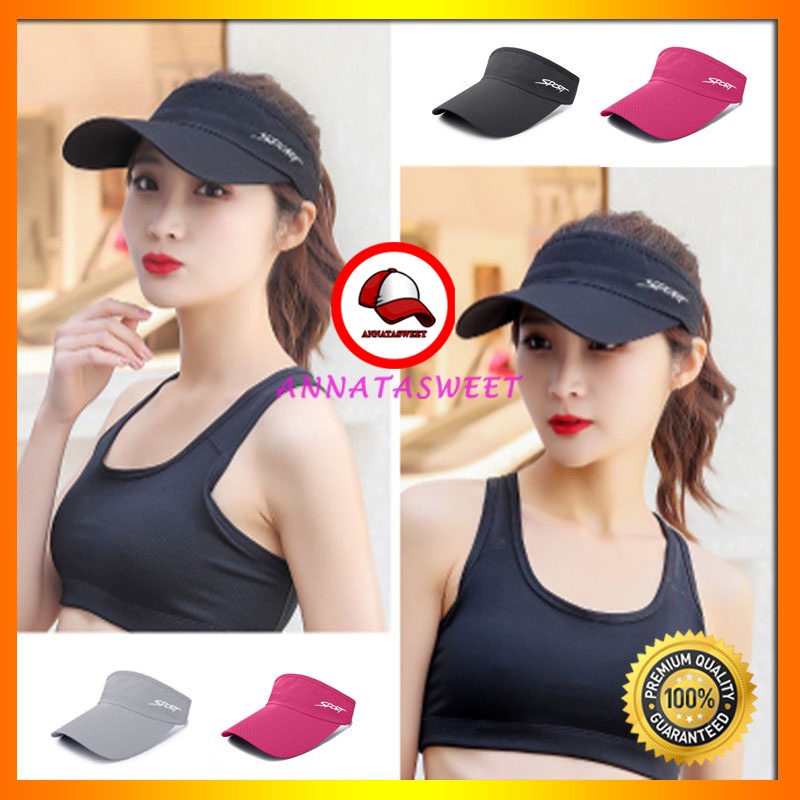Topi Rajut Wanita SPORT Bahan Cotton Adjustable Topi Senam Wanita Sport Topi Golf Wanita Topi Wanita
