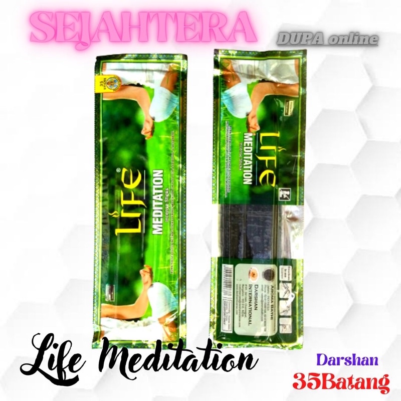 Dupa Hio India Pendek  Life Meditation Pouch isi 35 batang