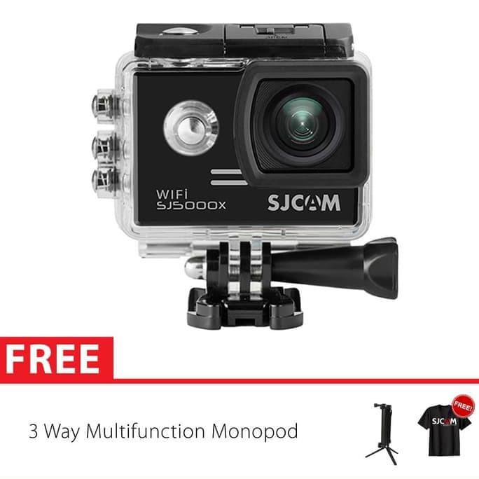 SJCAM SJ5000x Elite 4K Action Kamera 3 Way Monopod