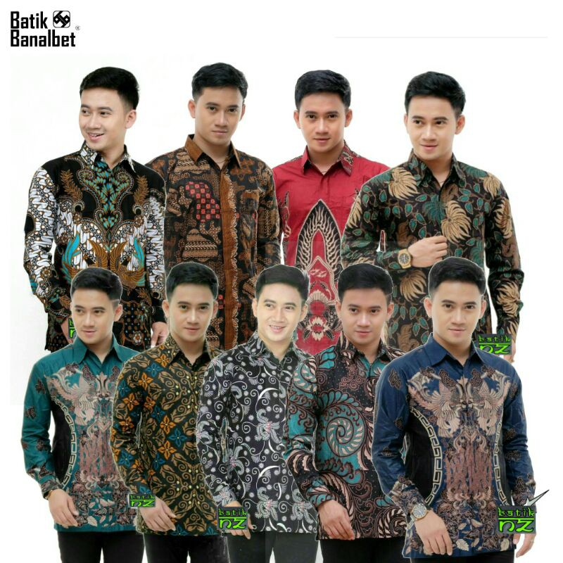 DISKON ALL MOTIF KEMEJA BATIK PEKALONGAN BATIK PEJABAT KEMEJA PRIA LENGAN PANJANG BANALBET PRIDE