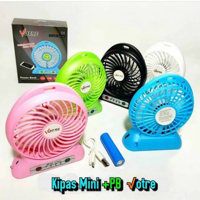 Kipas votre + powerbank
