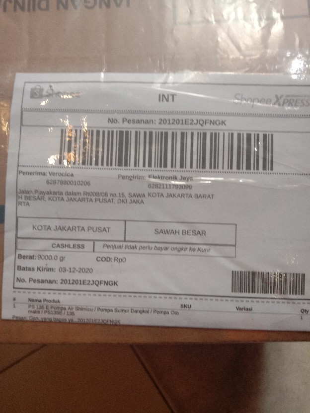 Ps 135 E Pompa Air Shimizu / Pompa Sumur Dangkal / Pompa Otomatis / Ps135e / 135