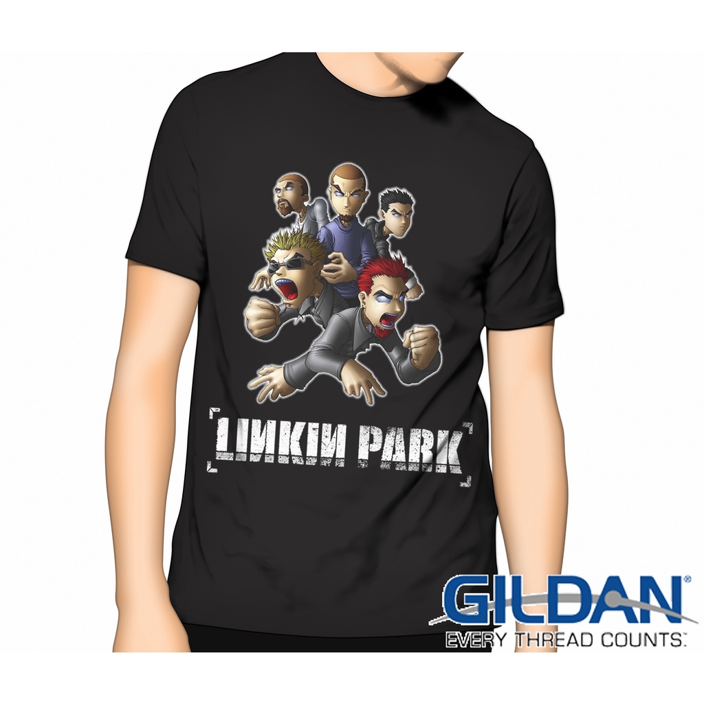 Kaos Linkin Park " Cartoon " NEW STATES APPAREL Tshirt