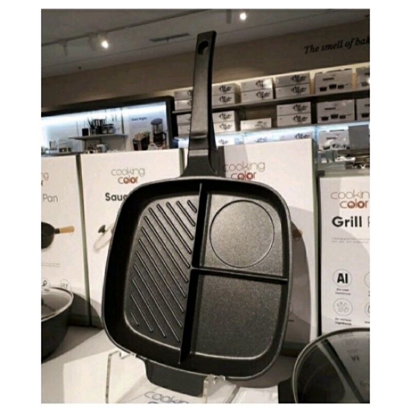 Informa Grill Pan / Cooking Color Grill Pan / Grill Pan Informa / Alat Pemanggang / Wajan Panggang S