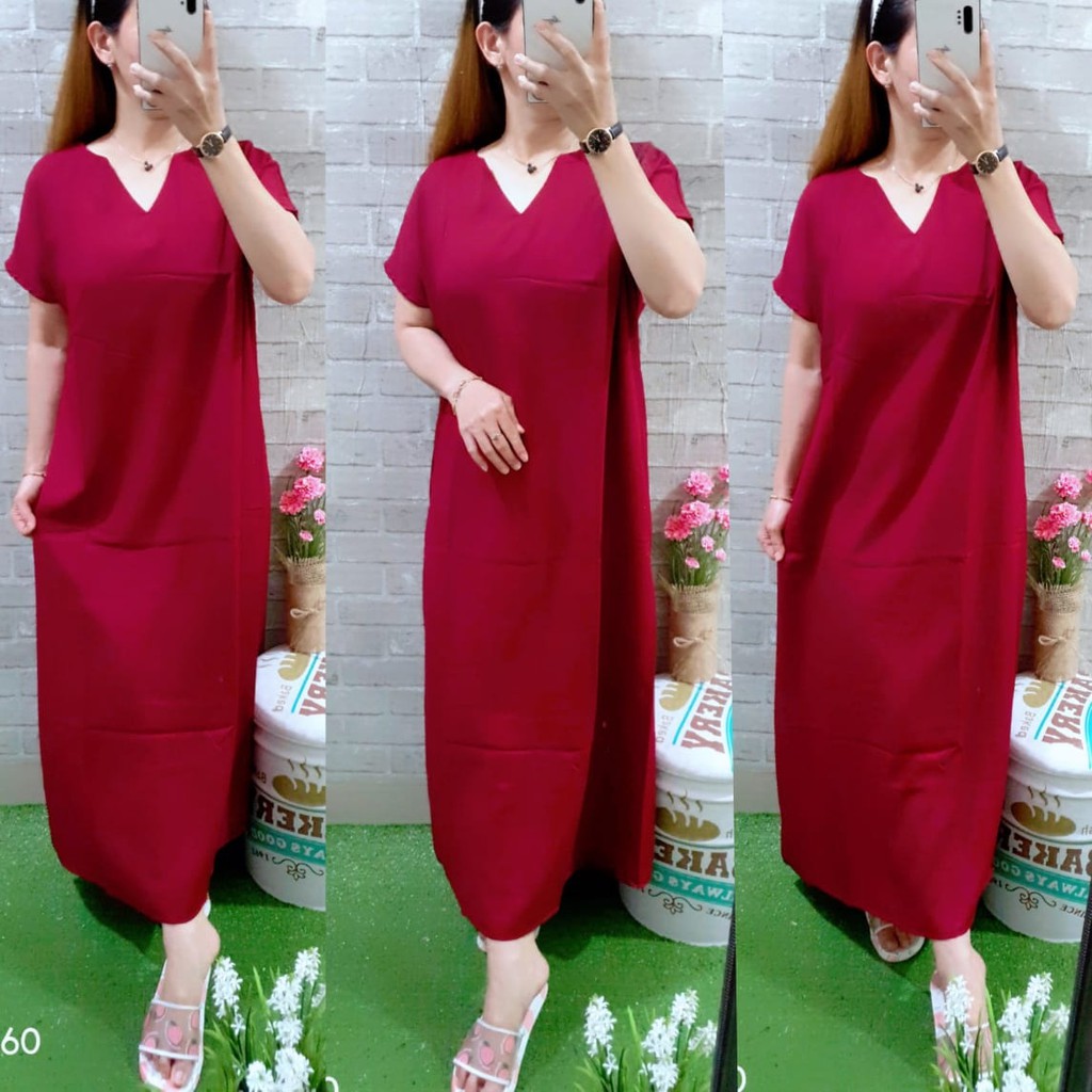 *[MCFK] Gamis Wanita / Gamis Lengan Pendek / Gamis Panjang Wanita Terbaru / Gamis