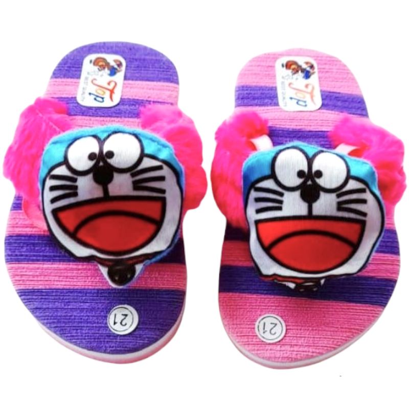 Sandal Baby kids Boneka Doraemon