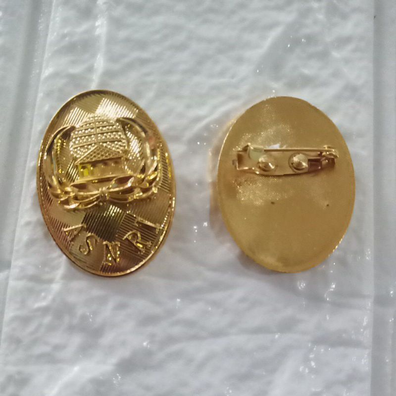 Pin ASN RI / Pin KORPRI OVAL KUNINGAN TEBAL