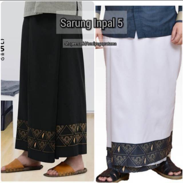 Sarung rabbani inpal 5 hitam / putih
