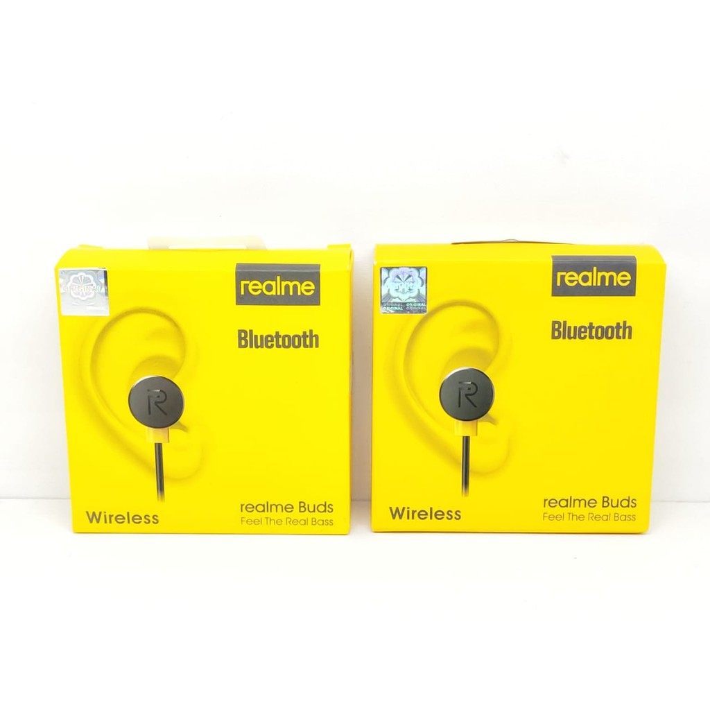 RMA101 Headset BLUETOOTH Realme Buds Magnetic Wireless Earphone Feel The Real Bass