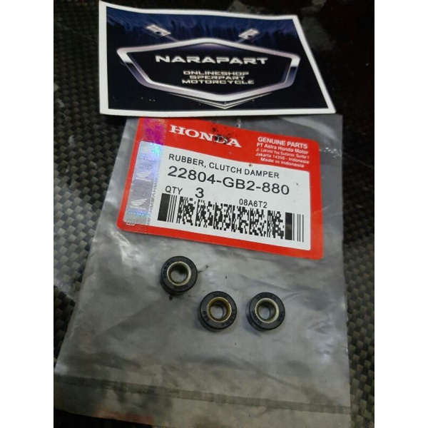 karet penahan kampas ganda matic manual honda