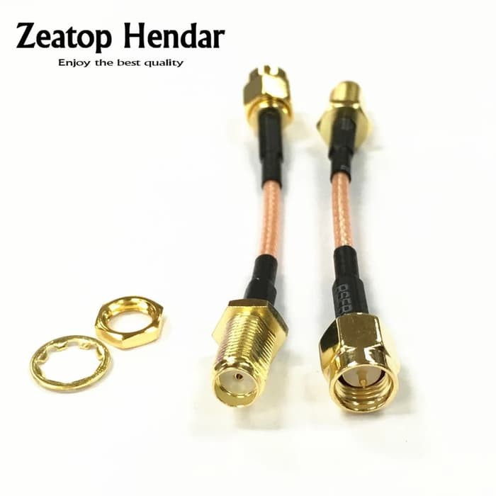 RG316 Coaxial RF Antena Extension 10cm SMA Male to Female Pigtail