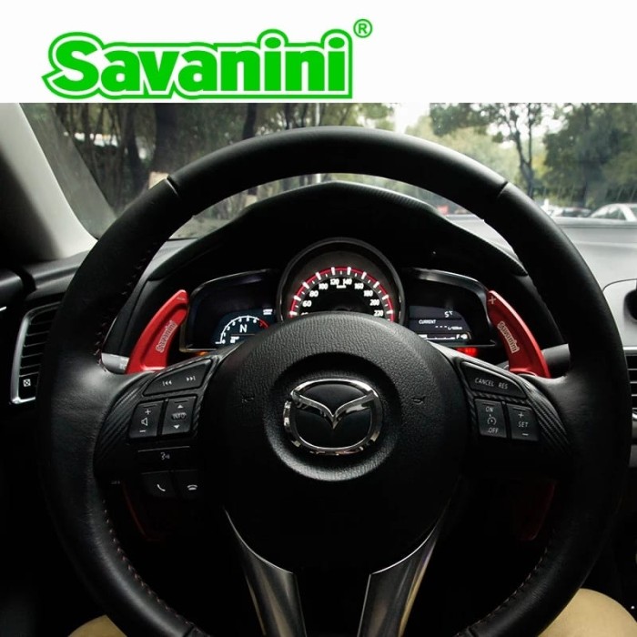 Savanini Paddle Shift Cover Mazda 2, 6, CX3, CX5 2016 - Up