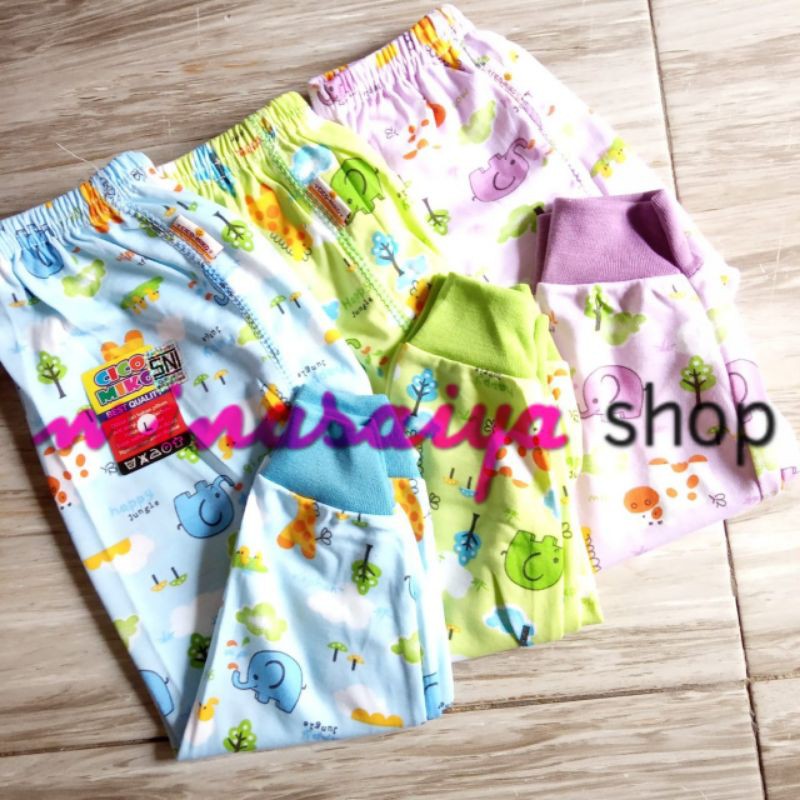 CICO MIKO 3 pcs Celana Panjang Bayi SNI Motif Uk. S - XL