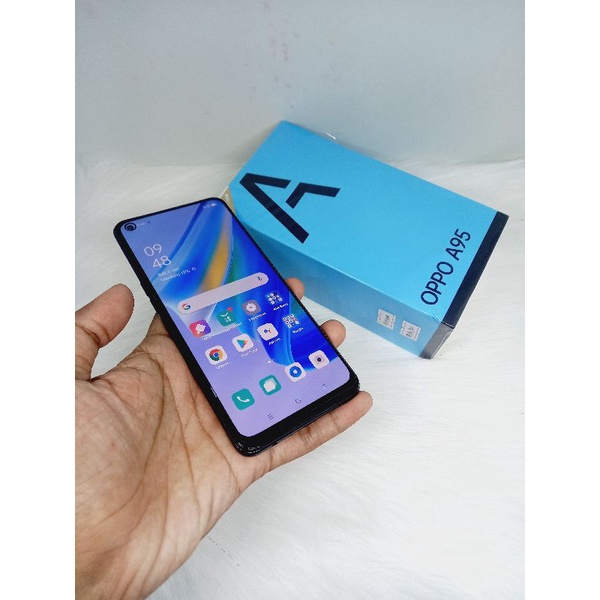 Oppo A95 Ram  8 Rom 128Gb ( SECOND ) hp handphone seken bekas lengkap murah bisa cod banjarmasin