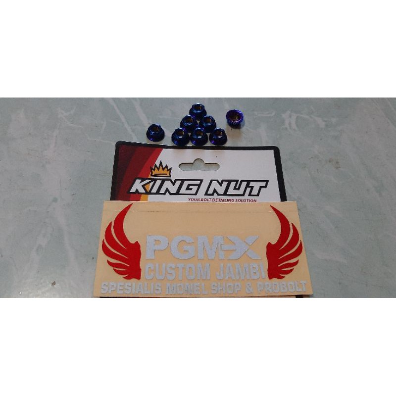 Mur Probolt 8mm Blue Heng Kingnut Original Thailand