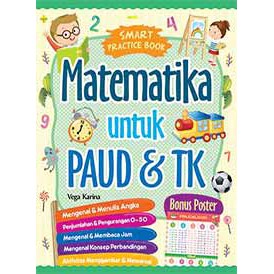 Buku Smart Practice Book Matematika Untuk PAUD & TK (Plus Poster)