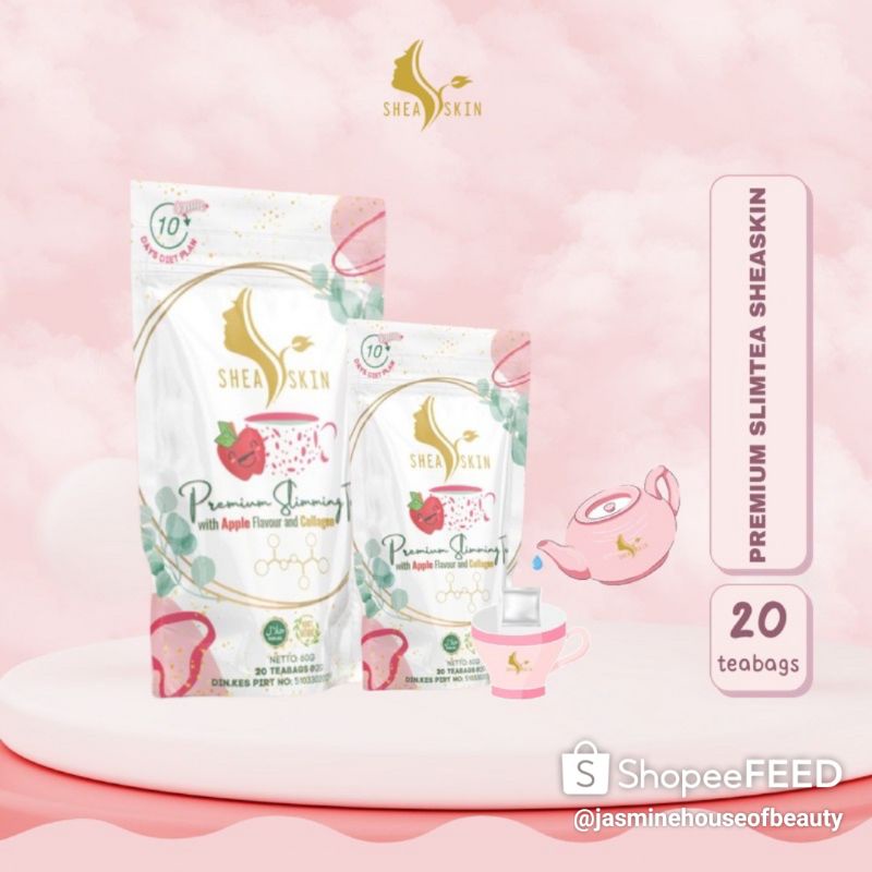 (READY) PREMIUM SLIMMING TEA  | Sheaskin | Teh Diet Herbal Pelangsing Slim Tea