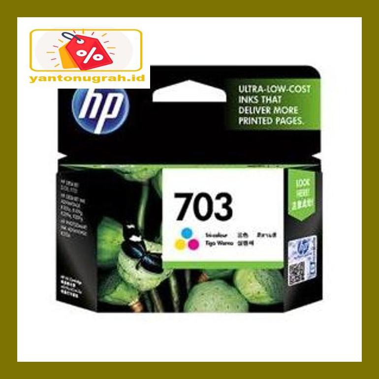 

Pt740Dpp Hp 703 Original Catridge Ink Black Or Colour Tinta Hitam Atau Warna - Hitam Pt0P8D6M