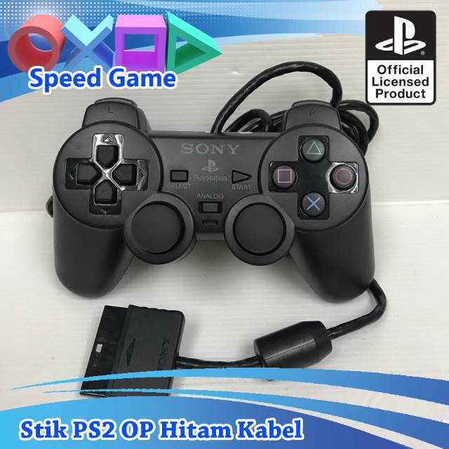 Stik Ps2 Stick PS2 ORI ORIGINAL PABRIK OP Elite Hitam