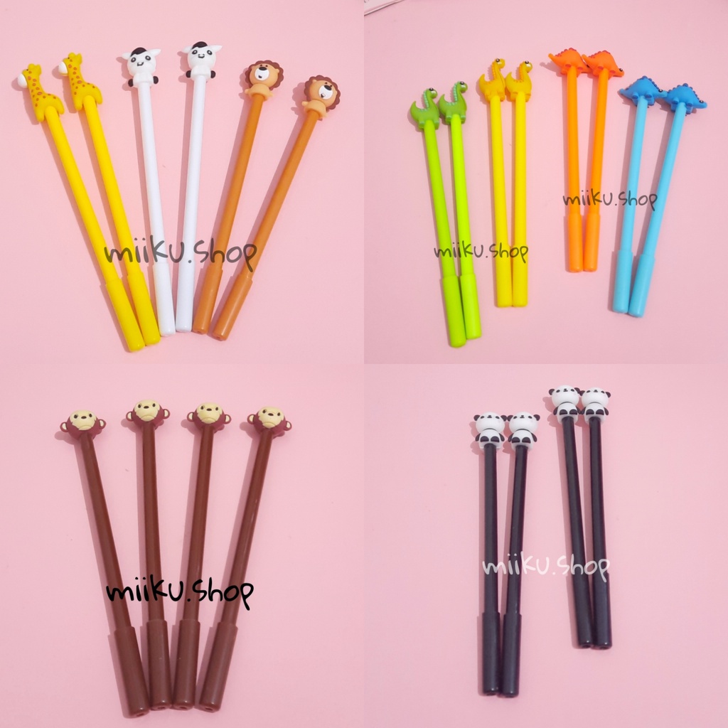 PULPEN FANCY LUCU ANIMAL SINGA SAPI JERAPAH DINO